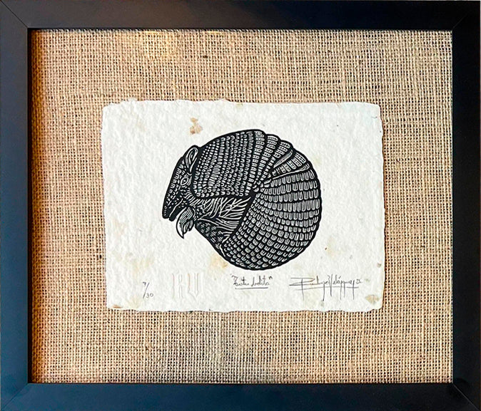 Tatu Bolita - 36x30cm