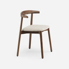 Silla de madera y tapizado