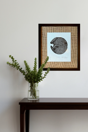 Tatu Bolita - 35x40cm