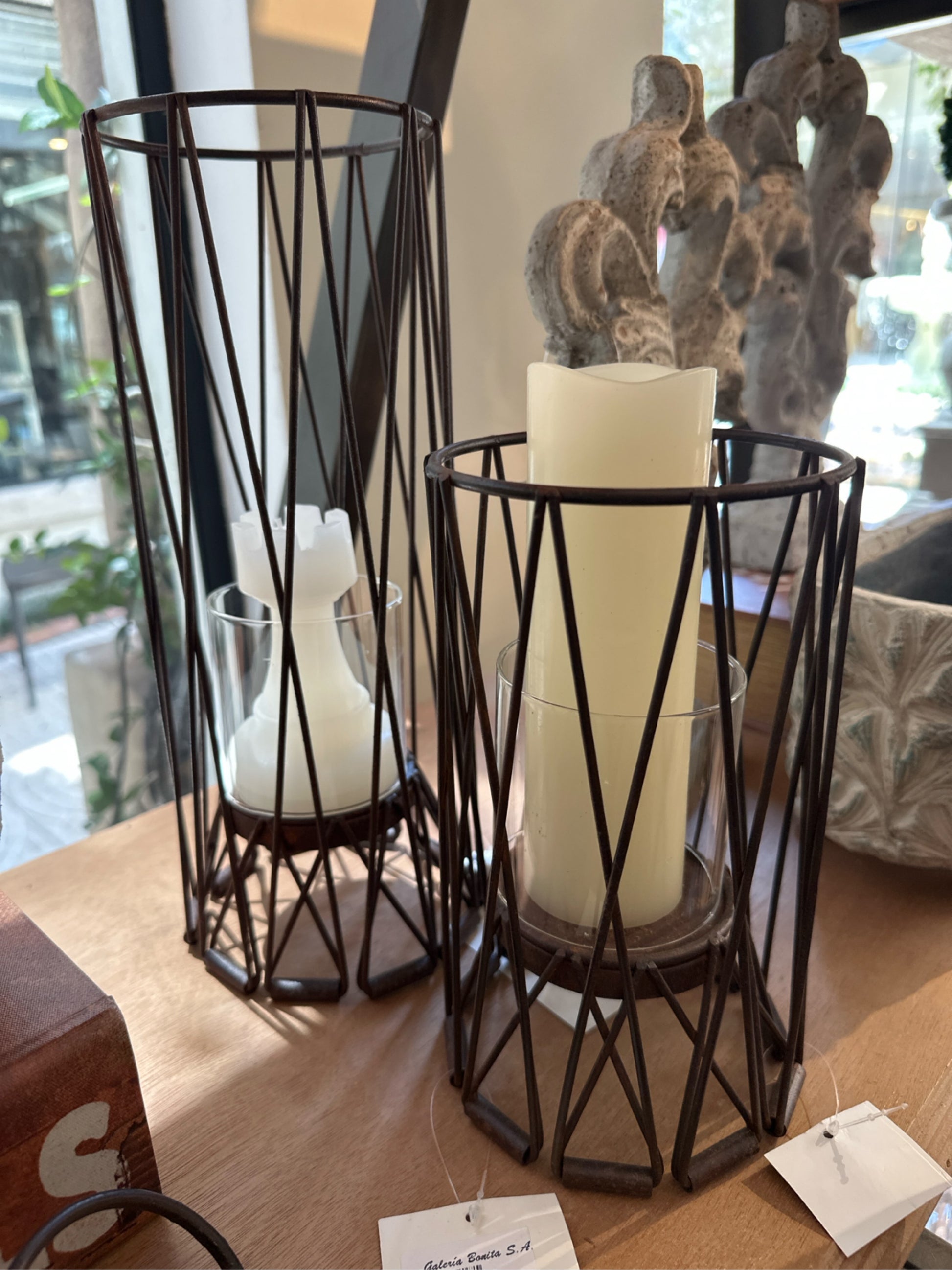 Par de candelabros