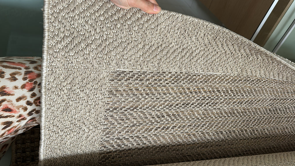 Alfombra sisal con borde