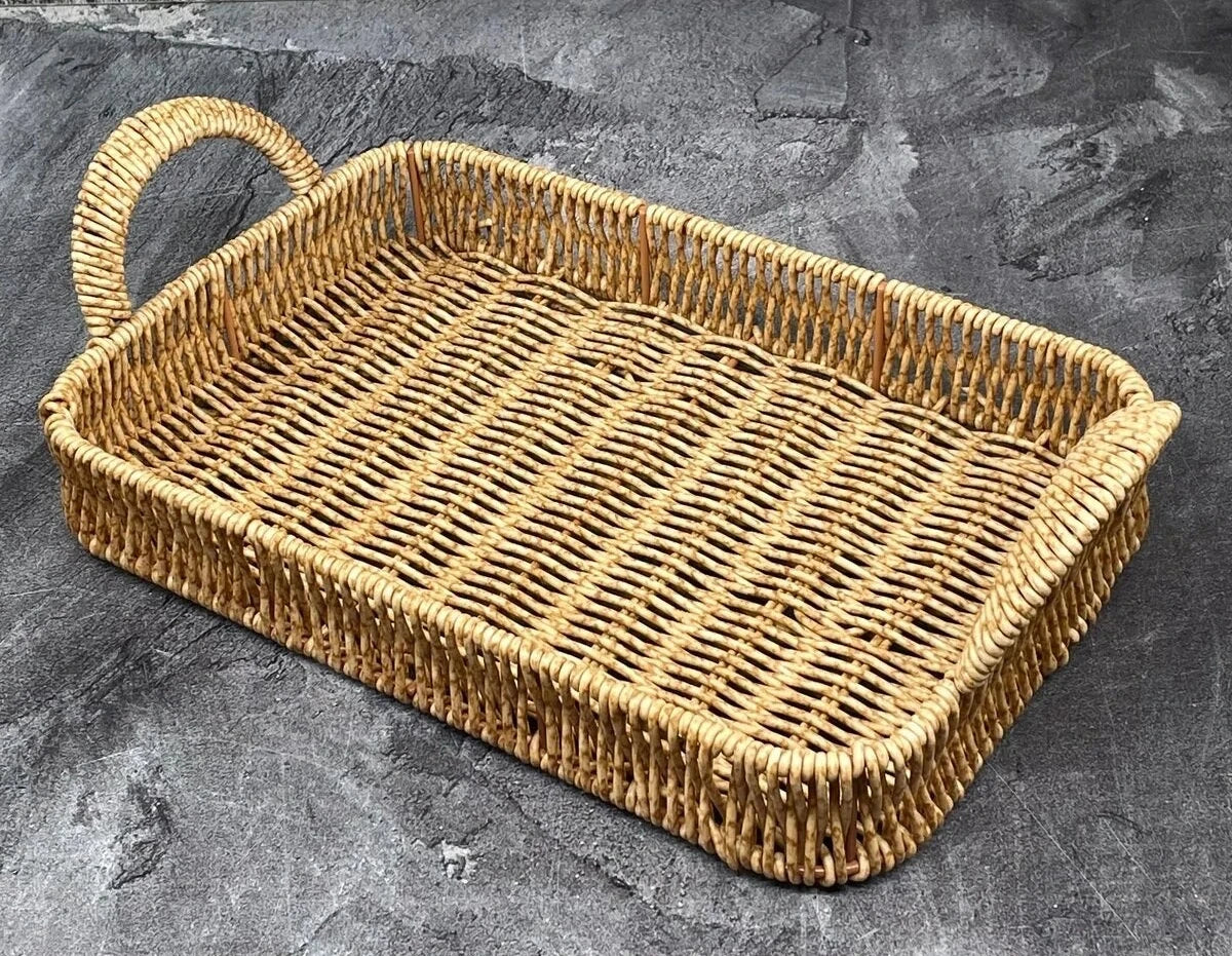 Bandeja de rattan