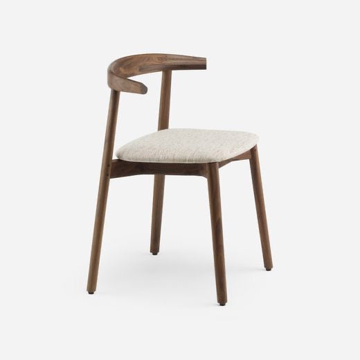 Silla de madera y tapizado