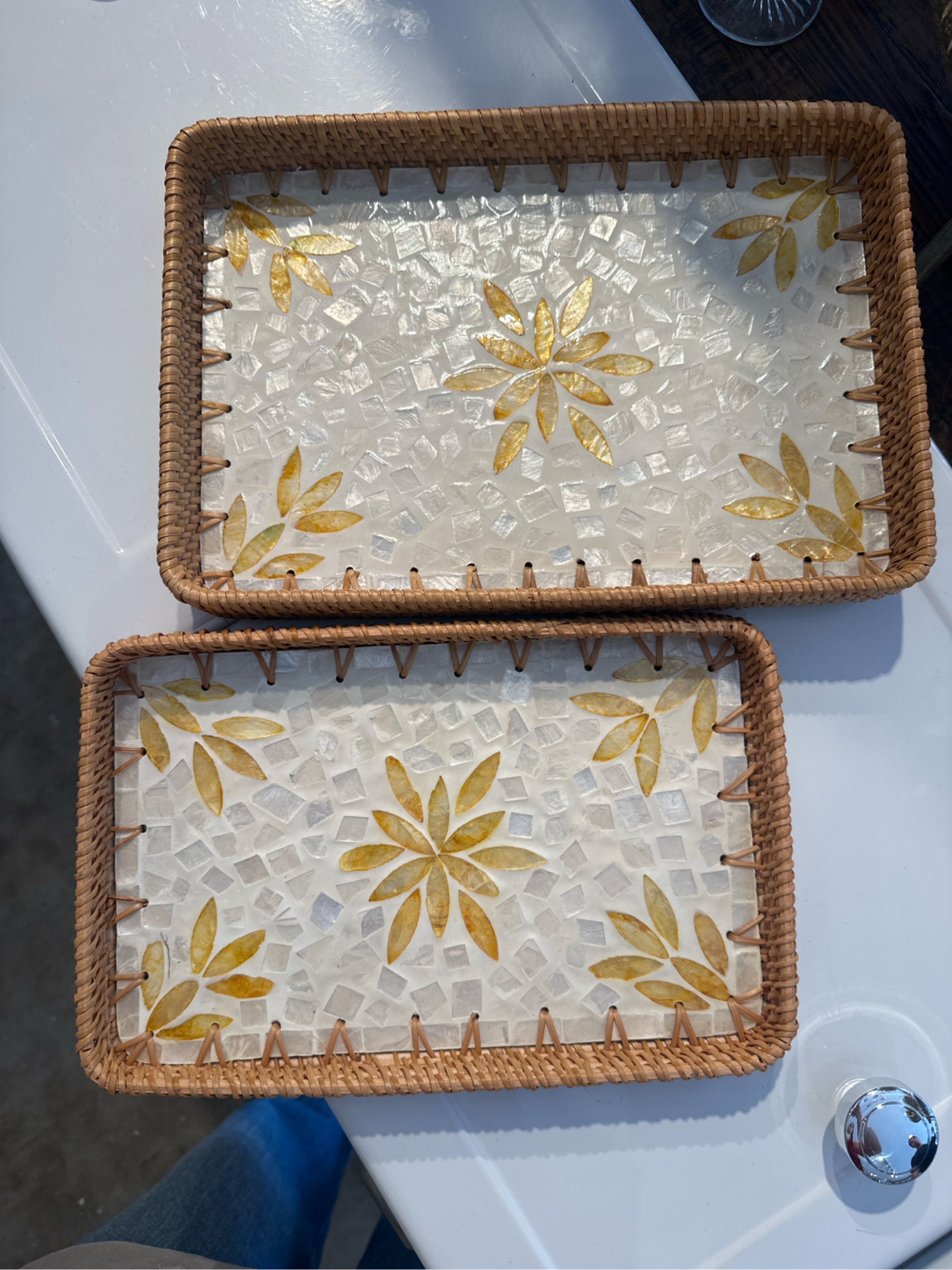 Par de Bandejas Decorativas