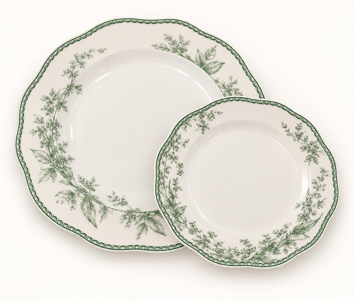Set de platos principales y de postre (12 c/u)