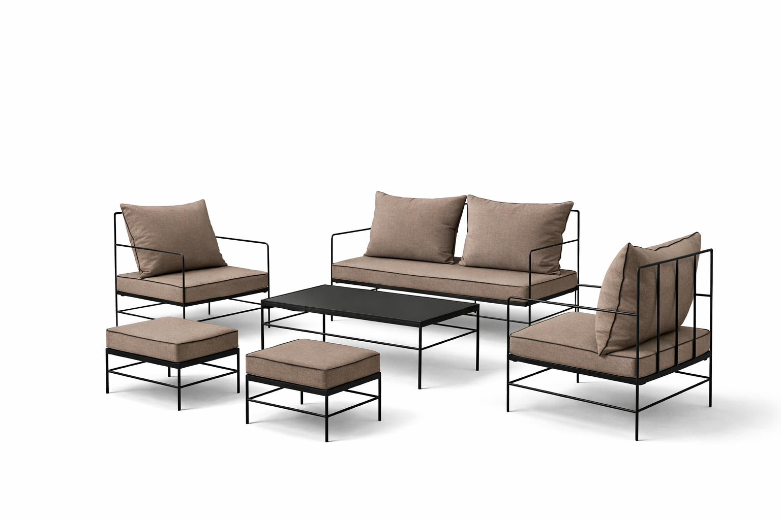 Set de living de exterior