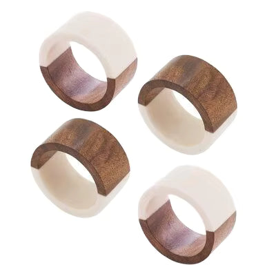 Servilleteros madera y resina (8)