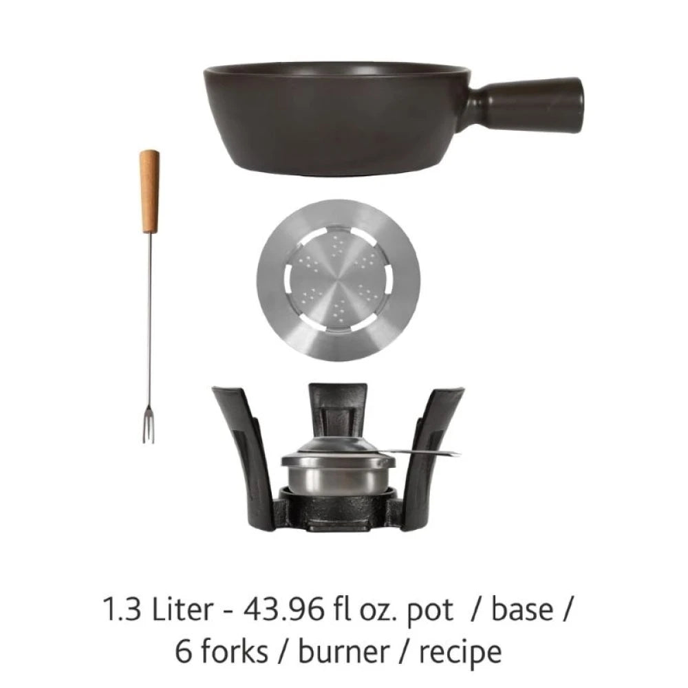 BOSKA SET DE FONDUE NERO