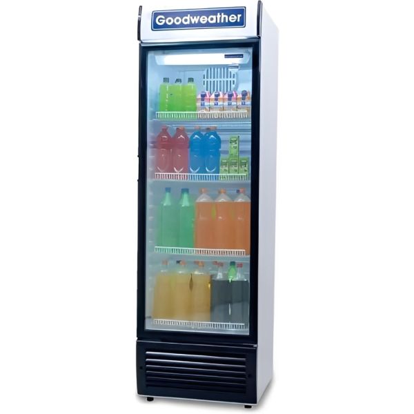 Exhibidor Goodweather GW-450H EF - Blanco/Negro 450L