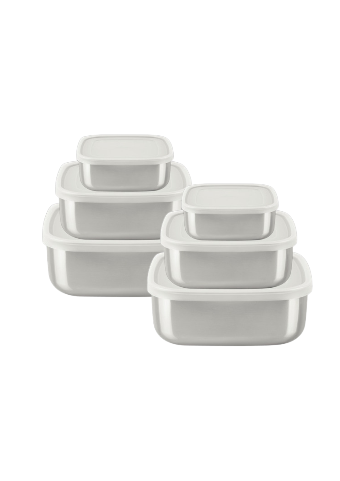 Set Bowls Inox Cuadrados Tramontina