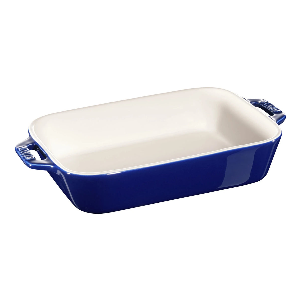STAUB FUENTE HORNO MED 20 X 16 CM RECT AZUL CERAM