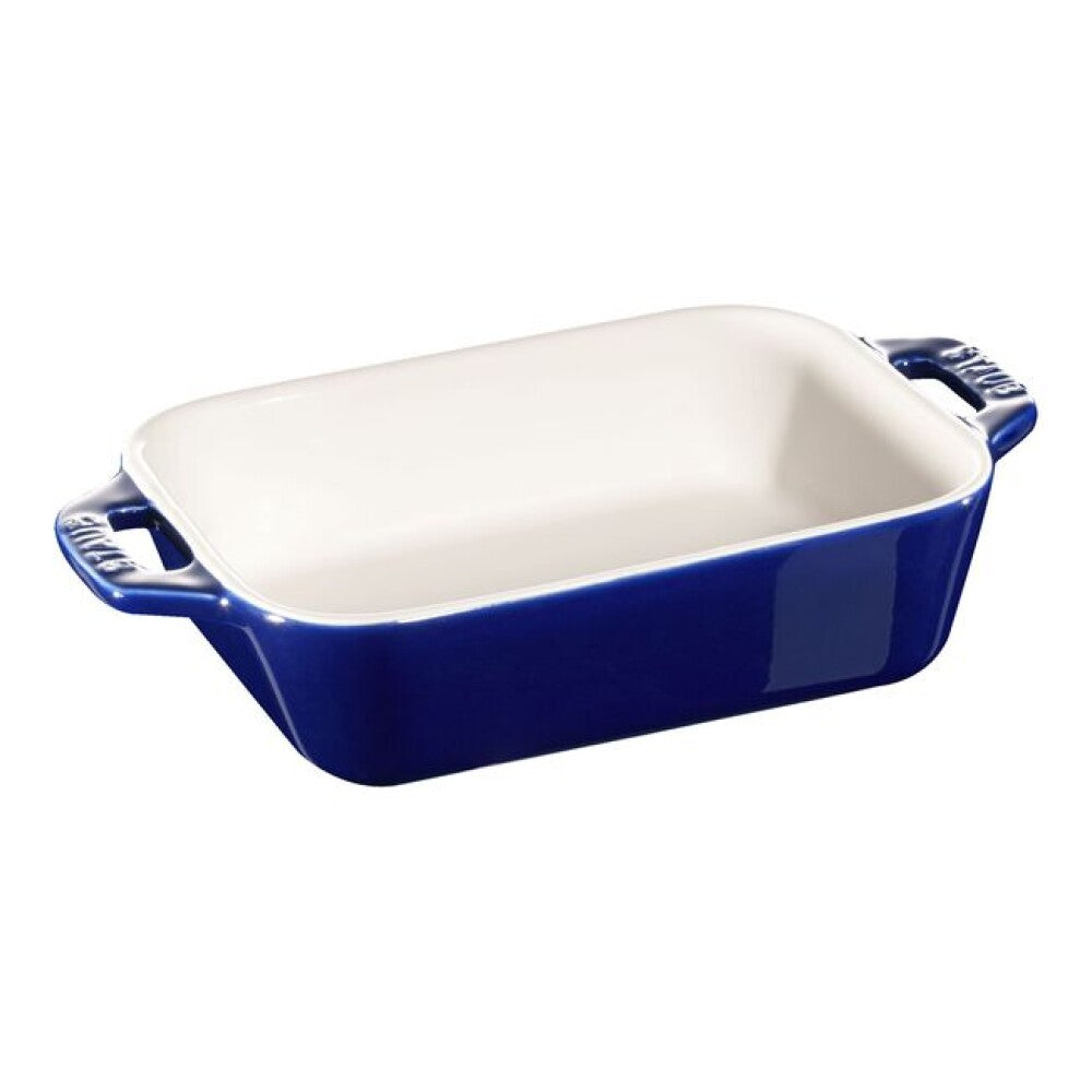 STAUB FUENTE HORNO PEQ 14 X 11 CM RECT AZUL CERAM