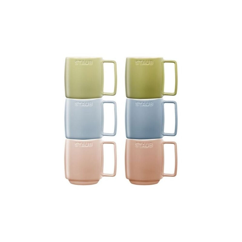 STAUB MUG SET 6 COLORES MIXTOS