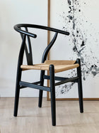 Silla Wishbone Negra